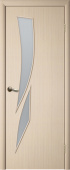 Дверь межкомнатная ламинированная ПО Стрелиция (Беленый дуб)