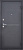 Дверь стальная ЗАСТАВА (Черный сатин/белый матовый/фрезеровка 98)